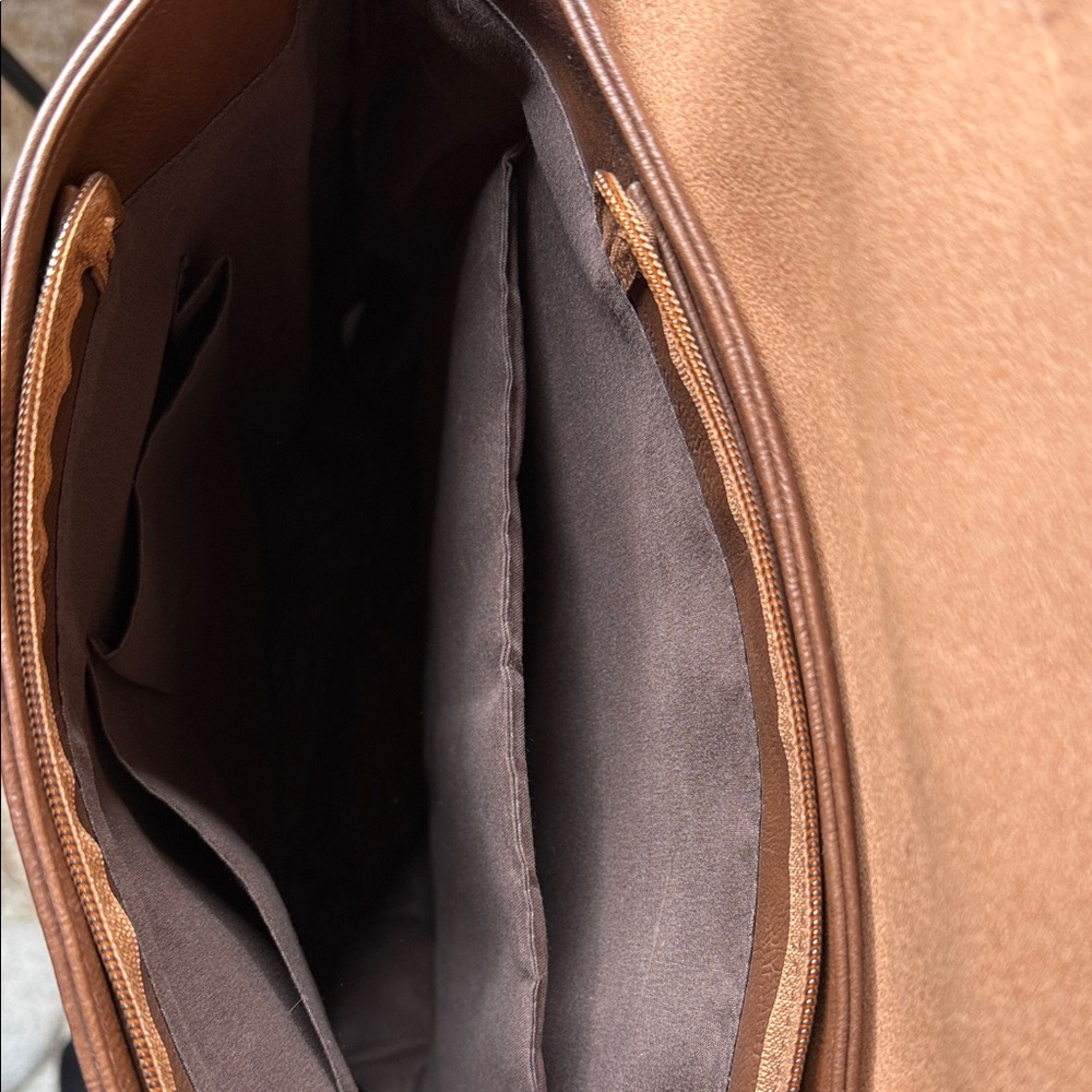 Tan Leather Backpack - Picture 5 of 11